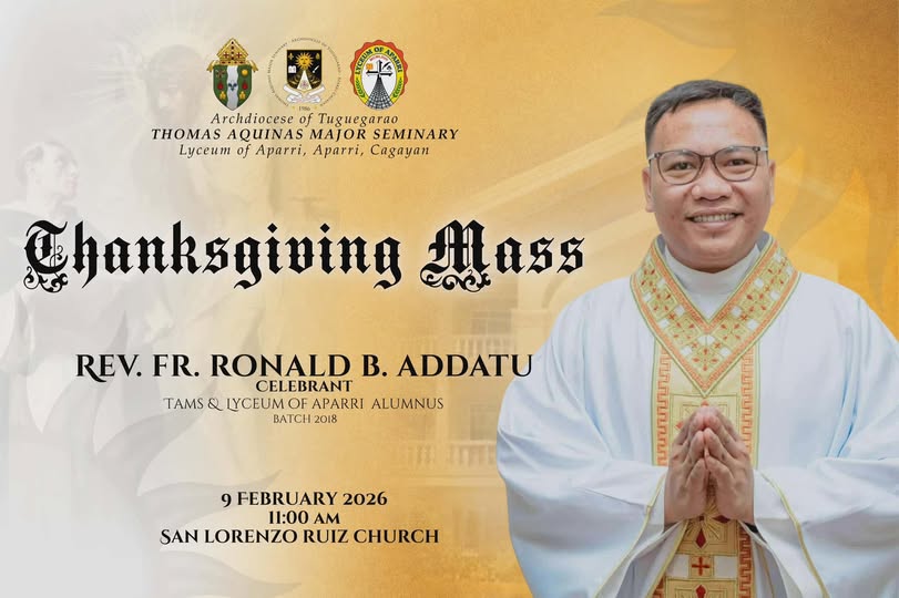 Fr. Ronald Addatu Thanks Giving Mass